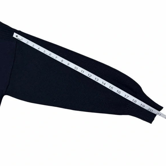 VTG St. Michael Sea & Breeze Italy Wool Blend Cardigan Sweater Navy Blue L - Picture 10 of 12